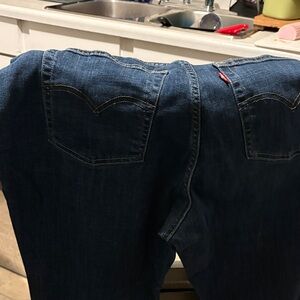 Levi's Dark Blue Boot Cut Jeans